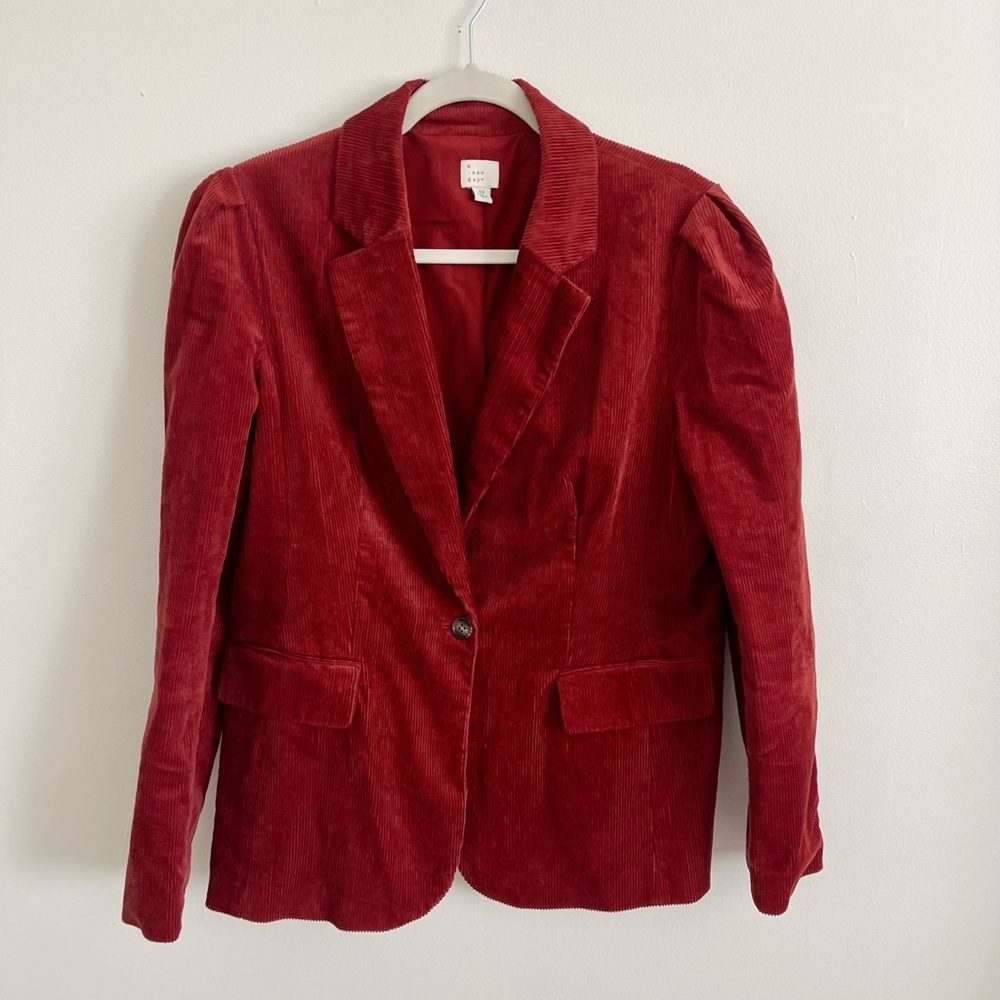 Corduroy blazer